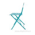 Outdoor Metal Folding Slat Chair(5 Seat& 2 Back)